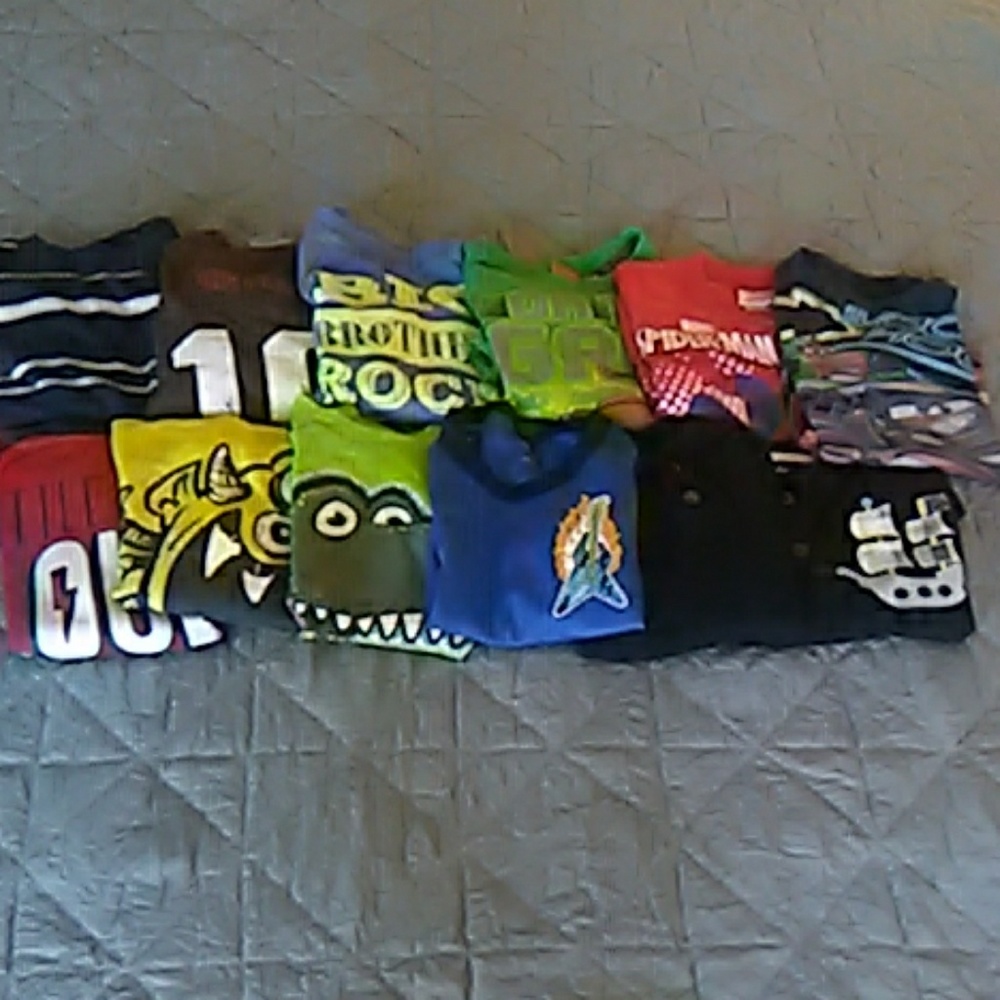 Bundled Lot of 12 Boys Clothes Tops Size 3T